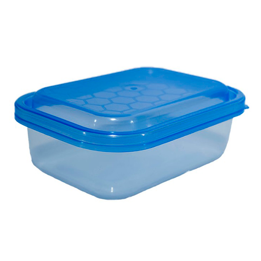 [15015409] HERMETICO PANAL PLAS 750 ML RECT 18.25x13.5 CM TRANS C/T COL PLASTIKITO HP02 IN222