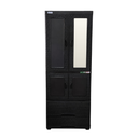 ARMARIO PLAS AURA CLOSET 165x60x40 CM 4 PTAS/2 GAV 1 ESPEJO CF C/12 GAN SANCHIA