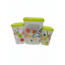 SET 3 DEPOSITOS PLAS RECT ALTOS C/T DECO SP1035