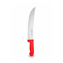CUCHILLO BISTECERO 10" CURVO ROJO CALEDONIA CABIC-10R