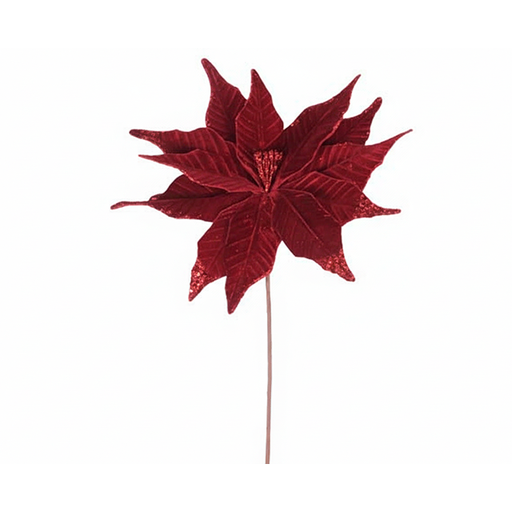 [15015805] PASCUA TELA NAVIDEÑA C/BRILLO 35 CM APROX UN X28359