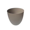 MACETA PLAS 32X29 CM CONICA PARDO/BEIGE SALVA