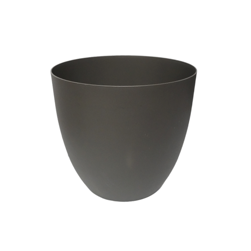 [15015852] MACETA PLAS 26X23 CM CONICA GRIS SALVA