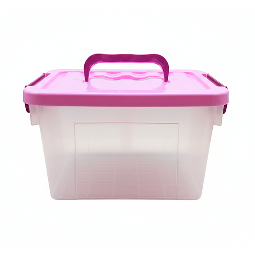 [15015924] CAJA PLAS ALMACENAMIENTO 5.7 LT ROSA MEGA 6201-TX15