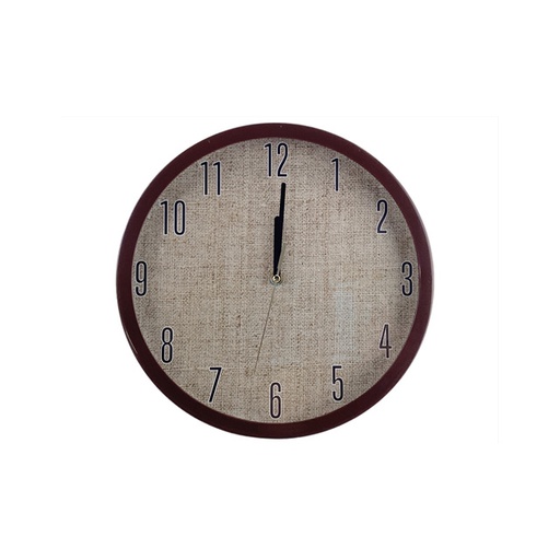 [15016002] RELOJ PARED 30 CM RED CF/BG 602-39199