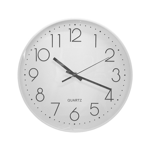 [15016004] RELOJ PARED 30 CM RED BL/NG 602-39481