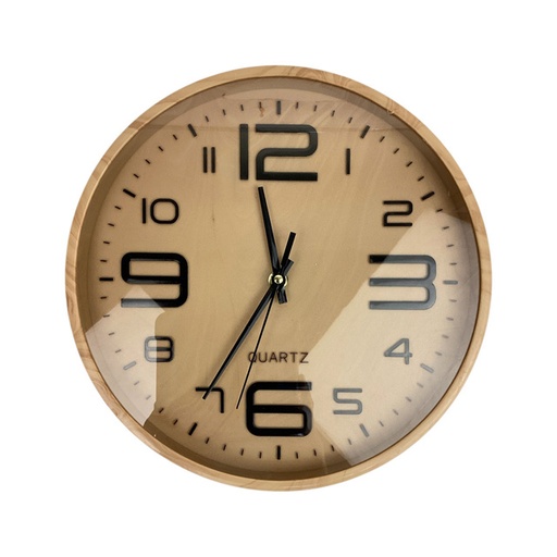 [15016007] RELOJ PARED 27.5 CM RED CHOCOLATE 602-40991