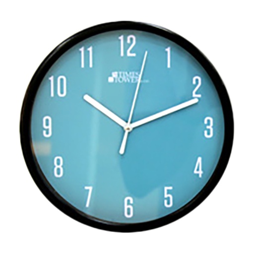 [15016014] RELOJ PARED 20.3 CM RED NG/ROS NG/AZ 602-04412
