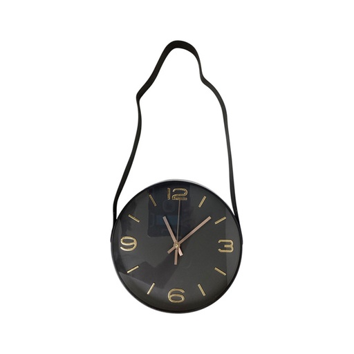 [15016018] RELOJ PARED 30 CM RED C/CINCHA NG/ROS/DOR 602-41922