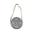 RELOJ PARED 30 CM RED C/CINCHA BL/GRIS/CHOC 602-41923