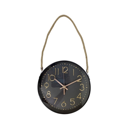[15016020] RELOJ PARED 30 CM RED C/CINCHA NG/ROS/DOR 602-41925
