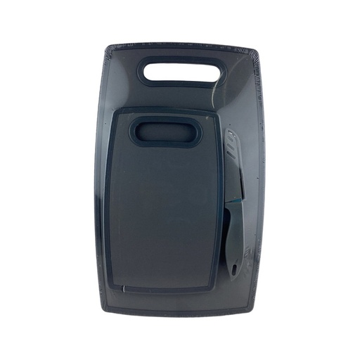 [15016078] SET 3 PZ TABLA P/PICAR GDE/PEQ+CUCHILLO GRIS 723-05367
