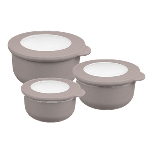 [15016165] SET 4 ENSALADERAS RED C/T CREMA/GRIS/CHOCO 723-00989