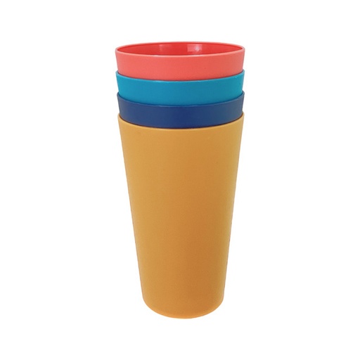 [15016173] SET 4 VASOS 0.42 LT CONICO COL SURT 723-14743