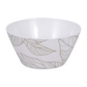 TAZON 6" CONICO RED BL DECO HOJAS GRIS 726-03540