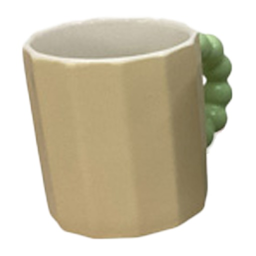 [15016221] TAZA CERA 8X9.5 CM CILIND OREJ D/BOLITAS COL SURT 727-42046