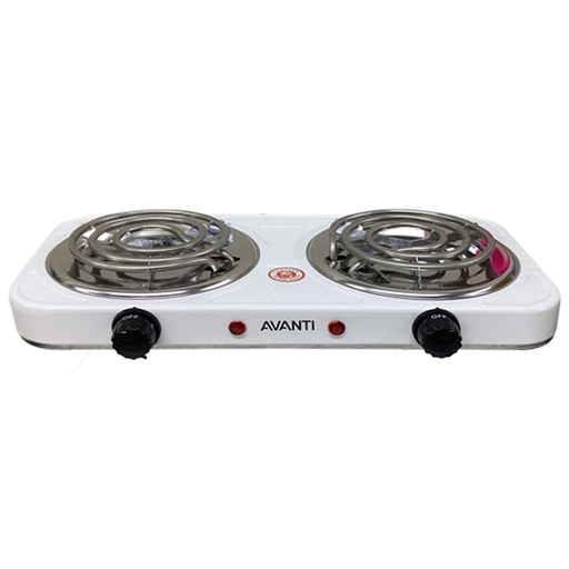 [15016349] COCINA ELECTRICA 2 QUEMADORES ECOCINA BL/PLAT AVANTI 963-2020B