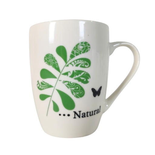 [15016451] TAZA CERA 360 ML DECO HOJA/MARIPOSA XD-1780-09-7816