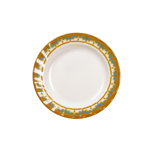 [15016465] PLATO MELA 7" PEQ HONDO BL ORI ONDULADA DECO 518-7 / 10636