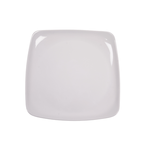 [15016520] PLATO MELA 10.5" CUAD LISO BL CM MEL-CR-04