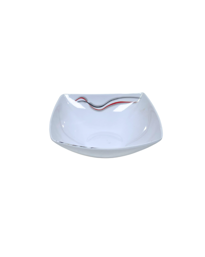 [15016521] BOWL MELA 6.5" CUAD CONICO LISO BL DECO C/RJ-NG-GR CM MEL-CR-18