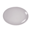 PLATO MELA 12" OVAL LISO BL CM MEL-CR-12