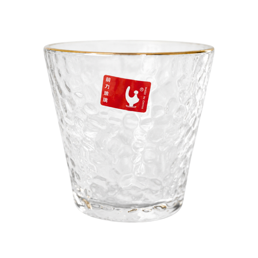 [15016829] VASO VID 320 ML/10.8 OZ CORTO ORI DOR T/EMPEDRADO GIGI-Y6006JB