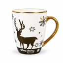 TAZA CERA CONICA 12 OZ ORI/OREJ DOR DECO NAVIDAD 11068/69-48030