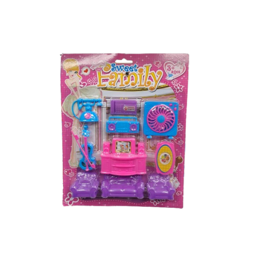 [16000280] DOCENA SET MUEBLES P/CASA 10 PZ BLIS SWEET FAMILY CJ-4137771