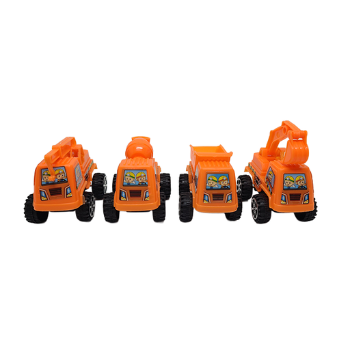[16000292] DOCENA SET 4 CAMIONES CONSTRUCCION PLAS 8.5 CM BOLSA CASAMAS 1520