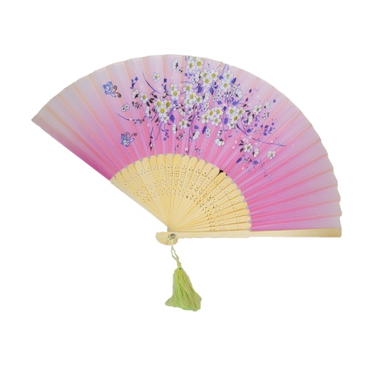 [1015982] ABANICO MANO MAD DECO CALADO FAN-MD