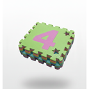 ALFOMBRA FOMY LETRAS 10 LAMINAS 30x30 CM SP230852/KM517A/F-TXY-30-2805