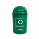 BASURERO PLAS 20 LT VER ORGAN RECICLABLE TACOPLAST 86103
