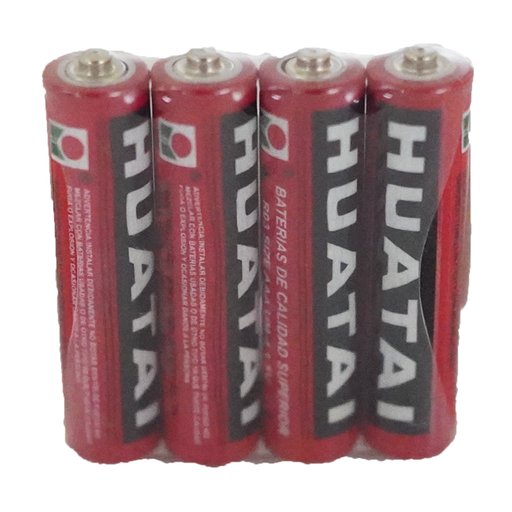 [6954] BATERIA HUATAI AAA PAQ 4 UN PILA CHINA