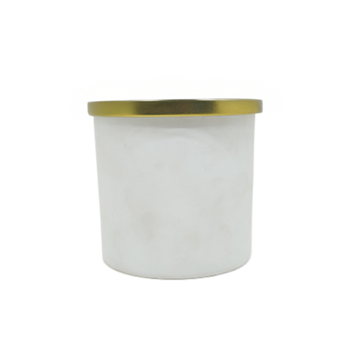 [37082] BOTE VID 14.5 OZ C/T DOR METAL BLANCO