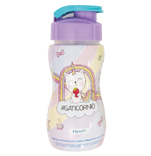 [15010244] BOTELLA PLAS BEBETODO HERMETICO REY 350 ML PRESS DECO NIÑA REYPLAST TTV009000