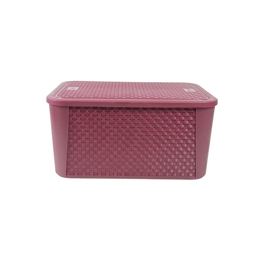 [25652] CAJA PLAS 19 LT RATAN COLOR SPARTA