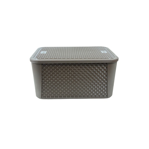 [1025284] CAJA PLAS 40 LT  RATAN CAFE OBSCURO SPARTA