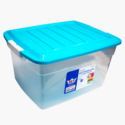 [15010283] CAJA PLAS RECTANGULAR #20 C/T BROCHE REYPLAST CJX050000