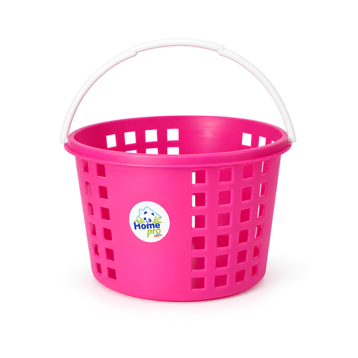 [15010549] CANASTA PLAS 20 CM RED CALADA C/ASAS UCHOSA 11070 CDL-5-06