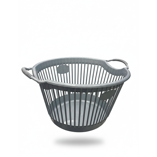 [34447] CANASTA PLAS TROPICAL OVAL D/VARILLAS C/OREJ