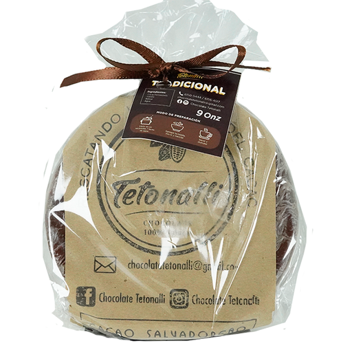 [1016318] CHOCOLATE TABLILLA TRADICIONAL RED 9 OZ TETONALLI