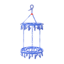 COLGADOR PLAS MULTIPLE RED 2 NIV FORTE C/36 GANCHOS REYPLAST CLX023500