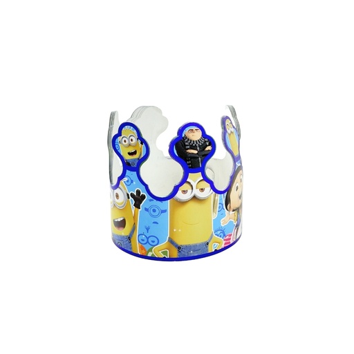 [15009952] CORONA INFANTIL MINIONS 12 PZ