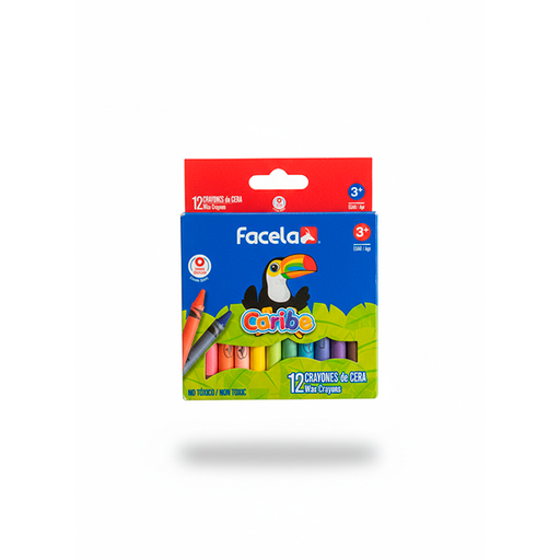 [1003519] CRAYONES CERA 12 UN CARIBE PT14534