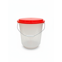 CUBETA PLAS 20 LT C/T TRANSP SUR STAMPO CUBE07-R