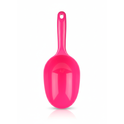 [15712] CUCHARA PLAS 8x2" 1/2 LB ALARGADA P/GRANOS COL SURT