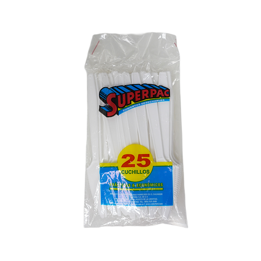 [6588] CUCHILLO DESE BL 25 UNI SUPERPAC 102055