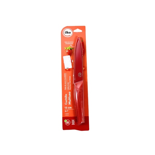 [1017542] CUCHILLO MULTIUSO 13 CM C/FUNDA CHROMA ILKO 26201