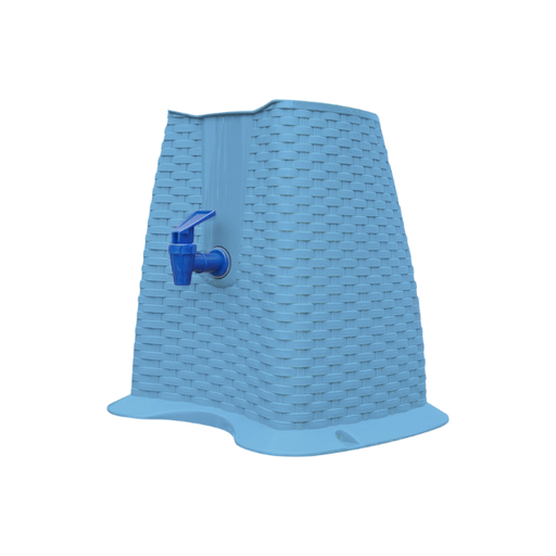 [1018595] DISPENSADOR PLAS P/AGUA RATAN C/CH CELESTE MEGA 1544